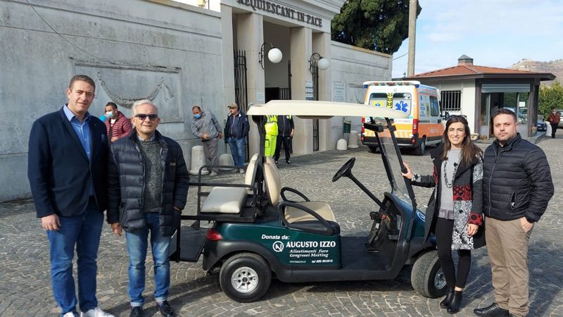 Roccapiemonte: spostamenti a Cimitero con auto elettrica per persone con difficoltà motoria