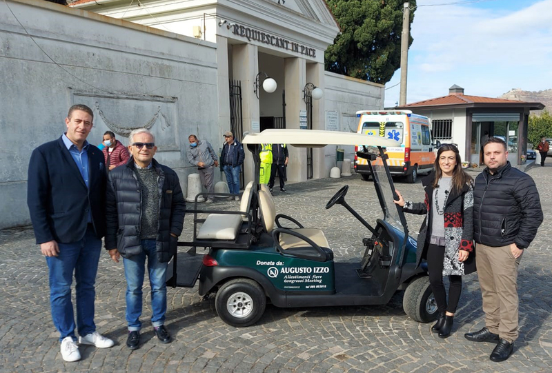 Roccapiemonte: spostamenti a Cimitero con auto elettrica per persone con difficoltà motoria