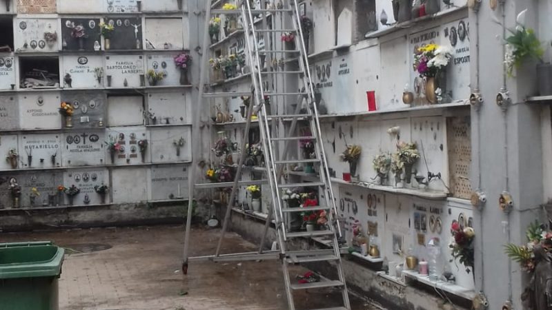 Salerno: Cimitero, ripristinato ascensore Via Gatti