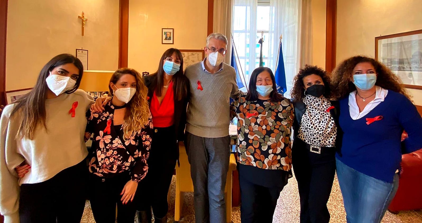 San Giorgio a Cremano: stop violenza a donne, Municipio illuminato, 5 giorni d’eventi