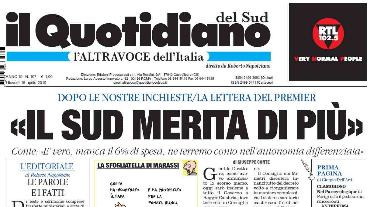 Avellino: raid notturno a Quotidiano del Sud, solidarietà Sindaco di Monfredane