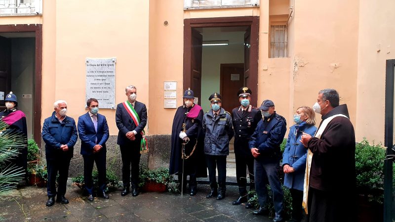 San Giorgio a Cremano: “Giornata Unità Nazionale e Forze Armate”, targa a Milite Ignoto 