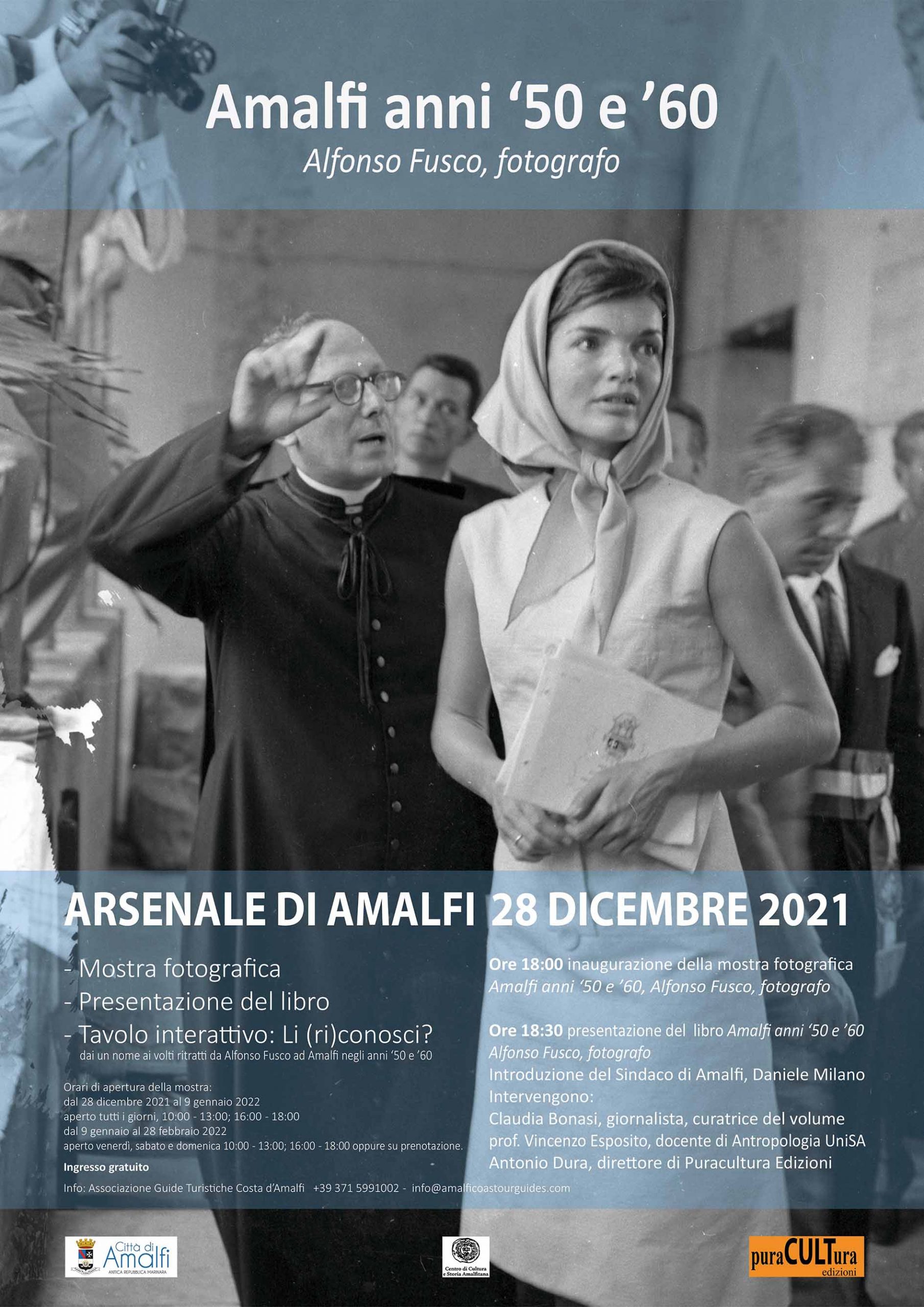 Amalfi: all’Arsenale mostra fotografica “Amalfi anni ’50 e ’60 – Alfonso Fusco, fotografo”