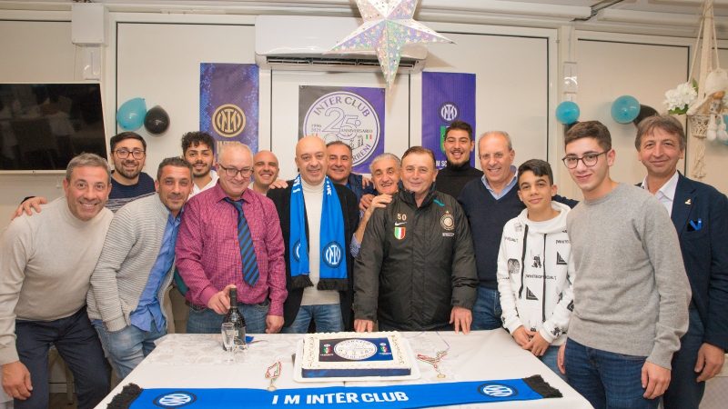 Cava de’ Tirreni: Inter club, festeggiati 25 anni di storia associativa