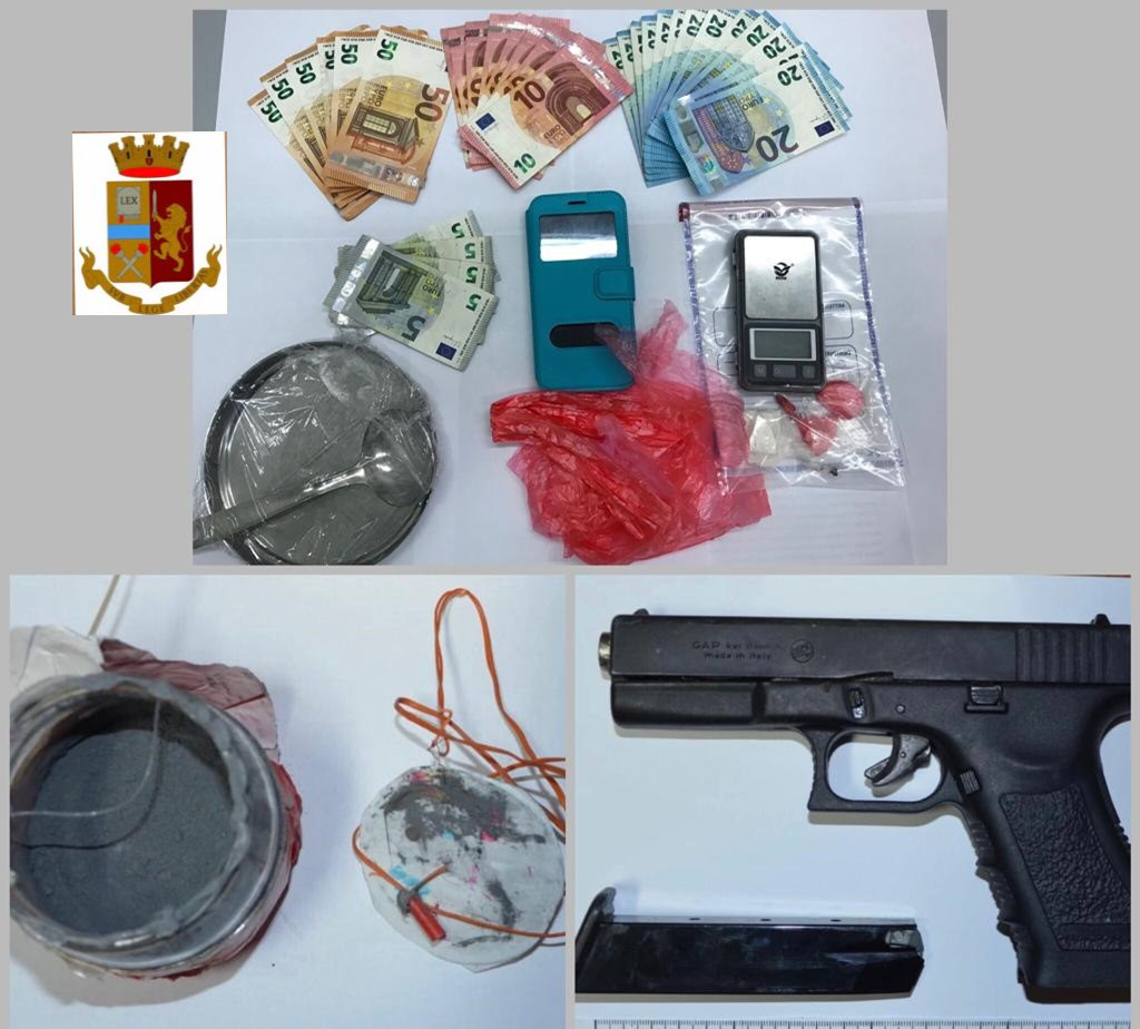 Salerno: spaccio di droga, arrestato pregiudicato, in casa trovato ordigno esplosivo artigianale