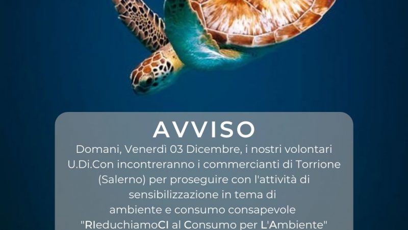 Salerno: U.Di.Con incontra commercianti di Torrione “RIeduchiamoCI al Consumo”
