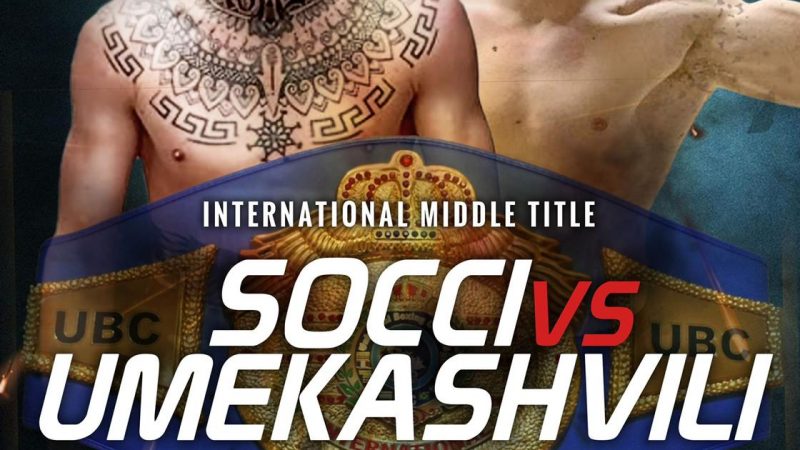 Pellezzano: incontro di boxe Dario Socci – Umekashvili per titolo Mediterrano Ibo – pesi medi 