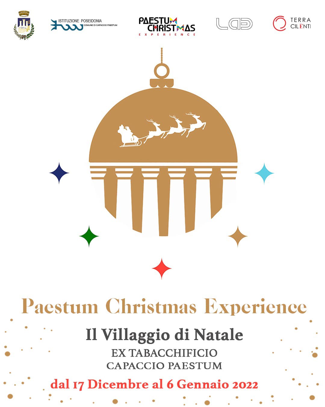 Capaccio Paestum: Paestum Christmas Experience, Villaggio di Natale all ’ex Tabacchificio