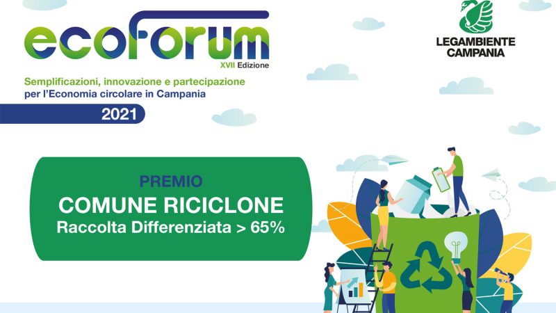 Roccapiemonte: Legambiente, Comune premiato Riciclone 2021
