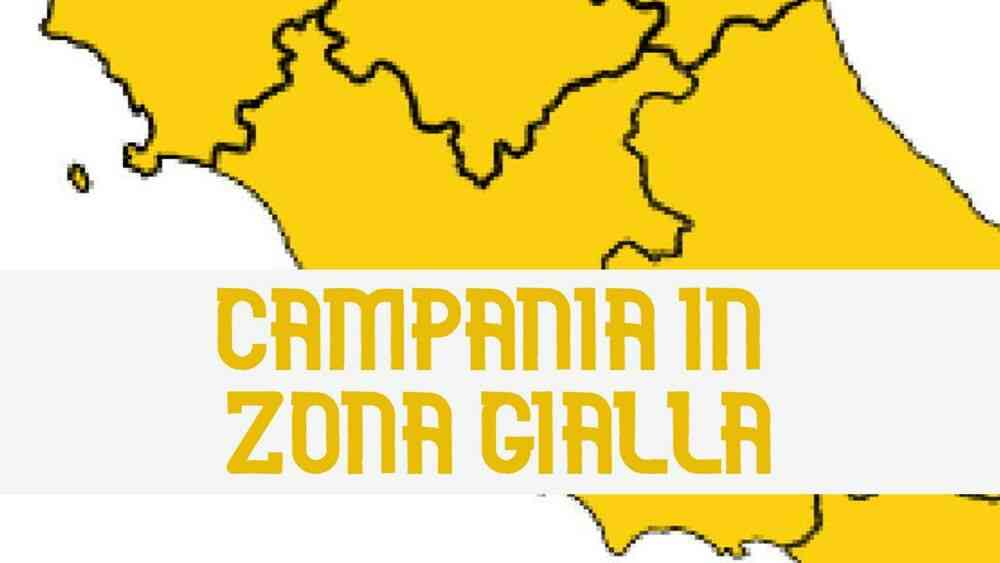 Campania: Covid-19, da Lunedì 17 Gennaio 2022 ritorno in zona Gialla