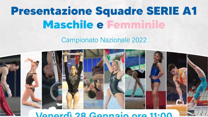 Salerno: Ginnastica Salerno, presentazione Squadre Serie A1 Maschile e Femminile per Campionato Nazionale 2022
