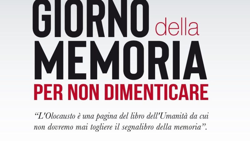 Castellabate: Giornata della Memoria, Sindaco Rizzo “Doveroso ricordo vittime Olocausto”