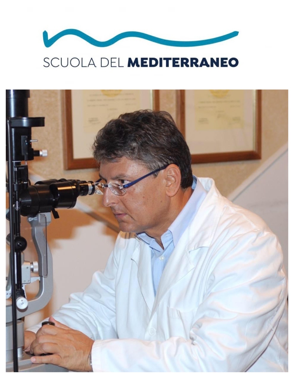 Salerno: Scuola del Mediterraneo, visite mediche gratuite, screening oculistico col dott. Vincenzo Pagliara