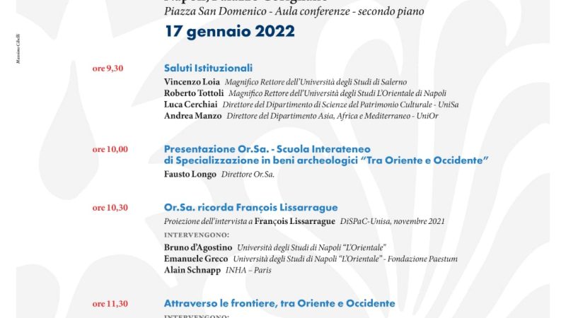 Napoli: inaugurazione Anno accademico Scuola Interateneo di Specializzazione in Beni archeologici Or.Sa.