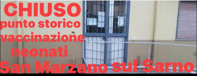 San Marzano sul Sarno: chiuso storico punto di vaccinazione neonatale, ribellione Minoranza comunale