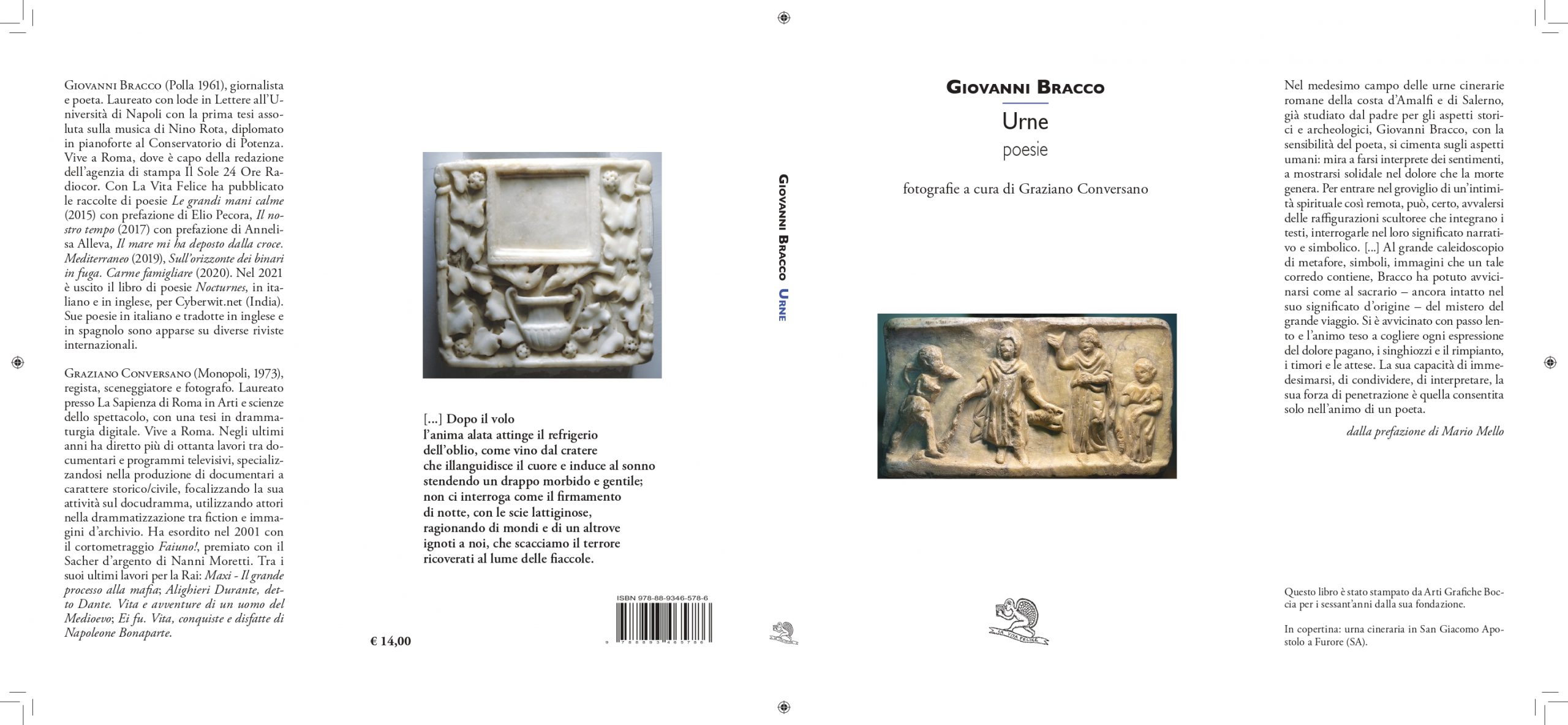 Salerno: in libreria “Urne”, silloge poetica di Giovanni Bracco -La Vita Felice Editore