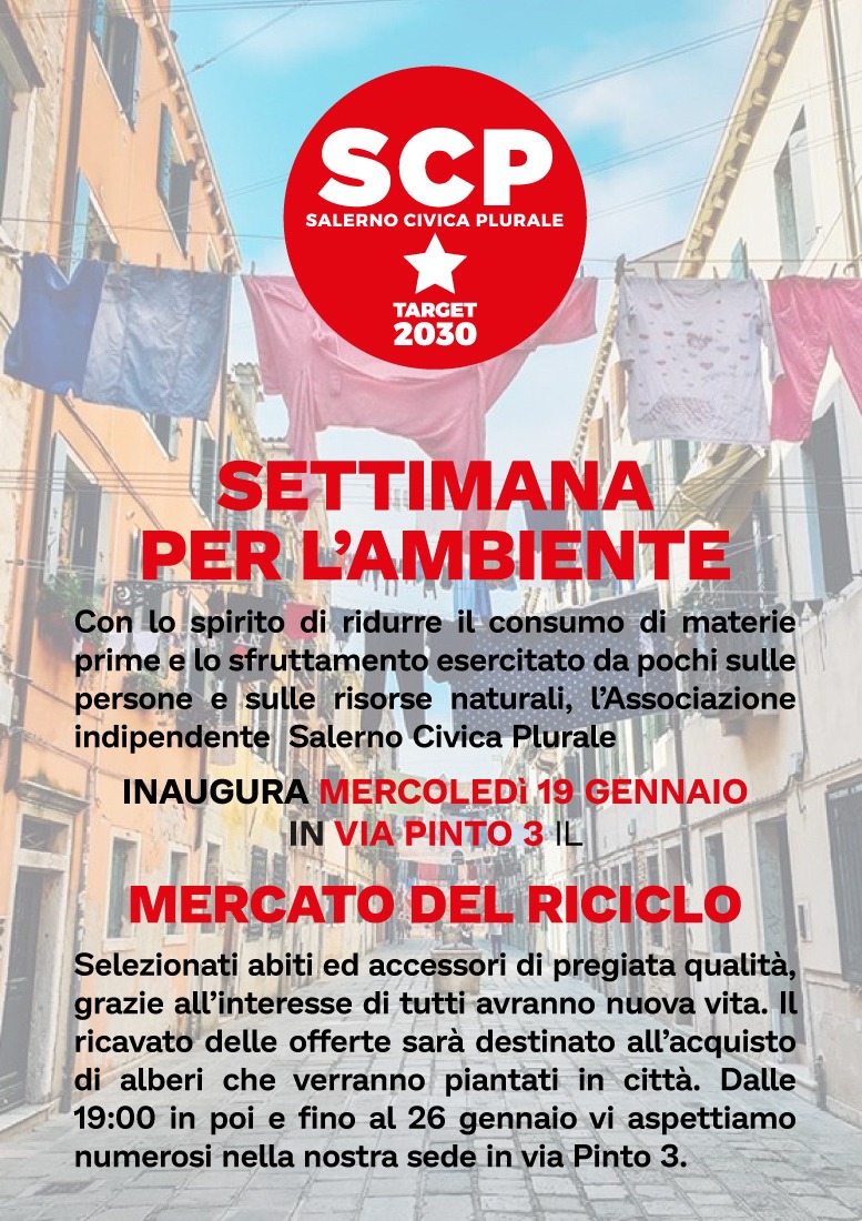Salerno: Salerno Civica Plurale, Settimana per l’ambiente