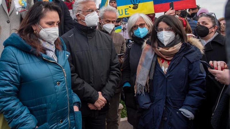 Salerno: Amministrazione comunale vicina a popolo ucraino, manifestazione di solidarietà