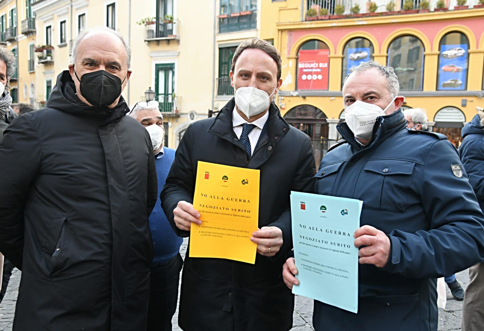 Salerno: on. Piero De Luca “Basta guerra in Ucraina!”