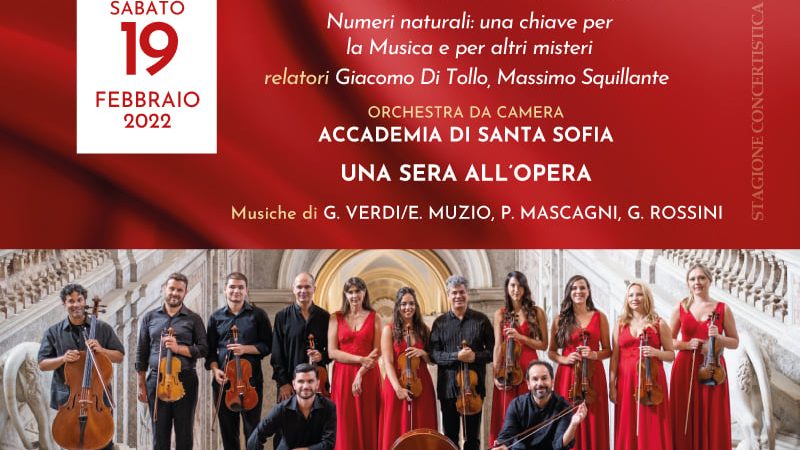 Benevento: “Una Sera all’Opera”, Accademia di Santa Sofia in presenza Stagione artistica
