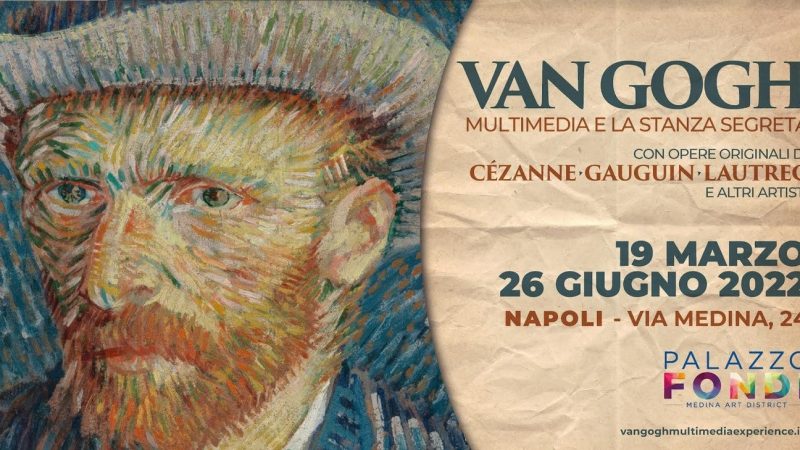 Napoli: mostra “Van Gogh multimedia e La Stanza segreta” a Palazzo Fondi