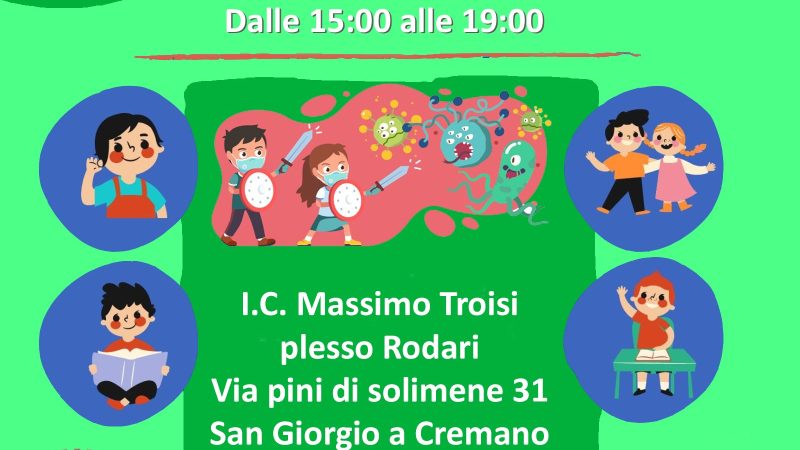 San Giorgio a Cremano: I “Open Day vaccinale pediatrico” nel Plesso Rodari.
