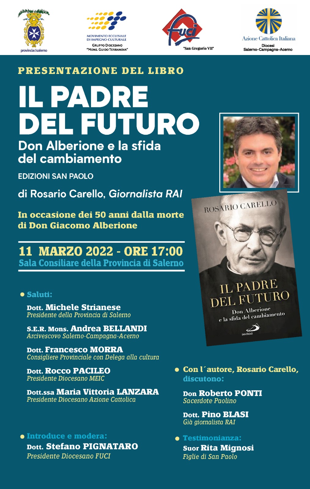 Salerno: presentato libro su don Alberione nel 50° della morte