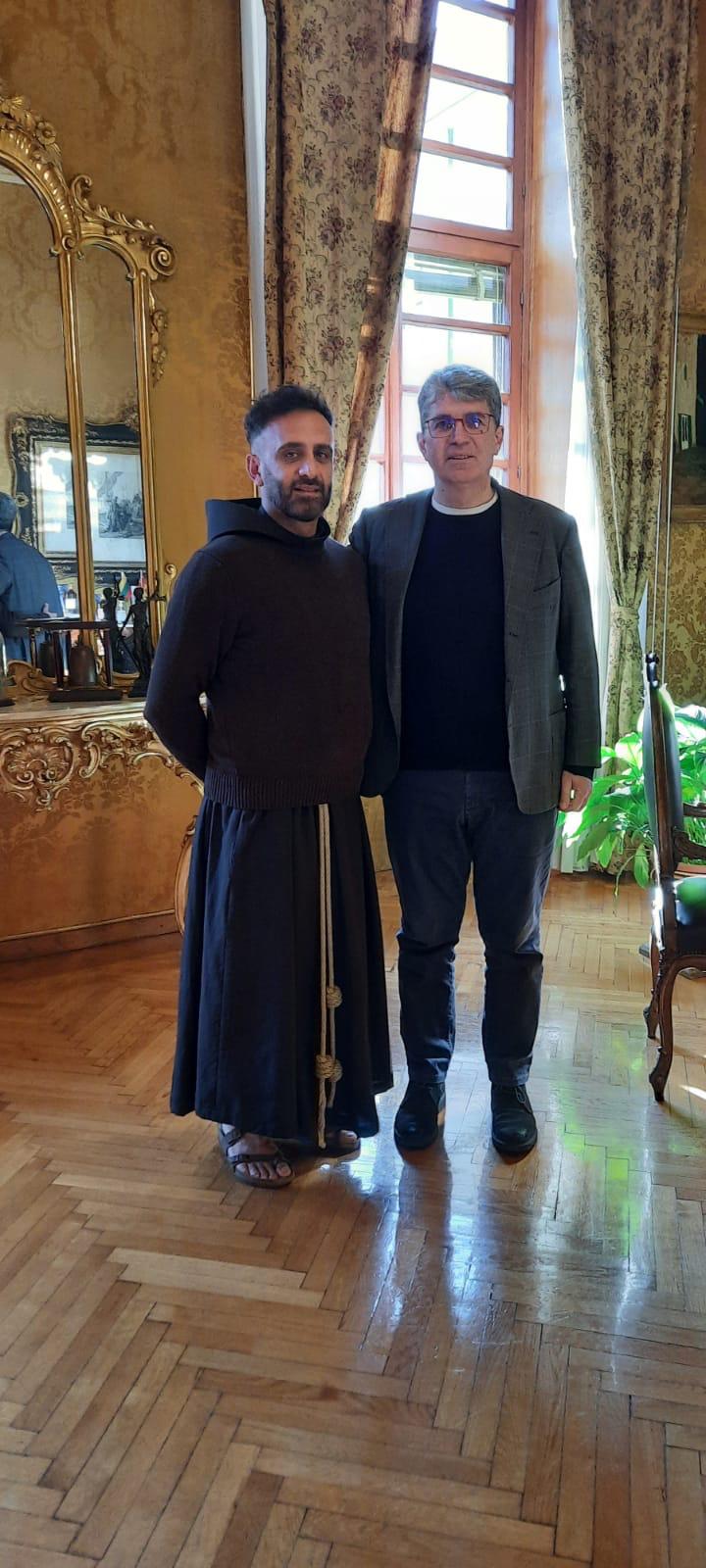 Cava de’ Tirreni: emergenza Ucraina, incontro Sindaco Servalli con padre Pietro Isacco