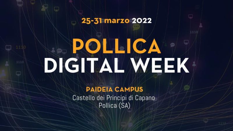 Pollica: al Paideia Campus Pollica Digital Week, settimana innovazione digitale