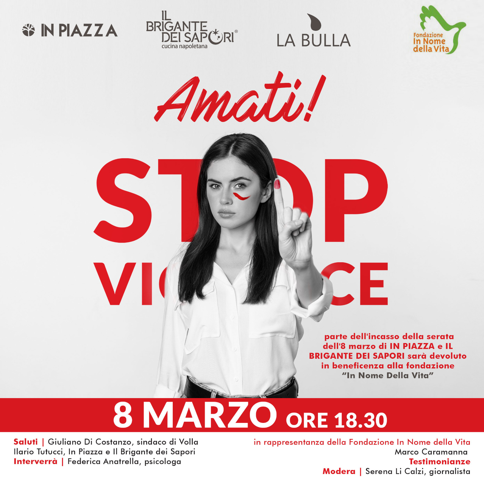 Volla: 8 Marzo, contro femminicidio evento “Amati”