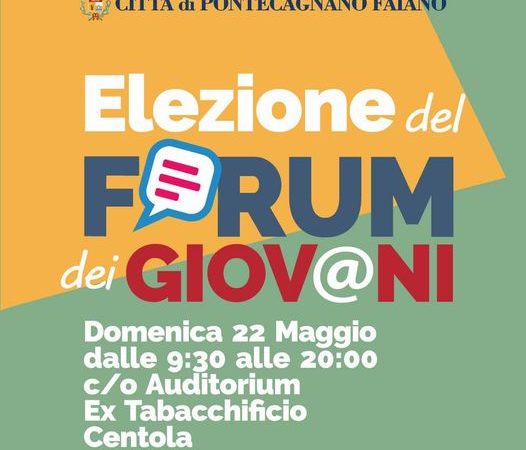 Pontecagnano Faiano: Forum dei Giovani, 22 Maggio 2022 votazioni