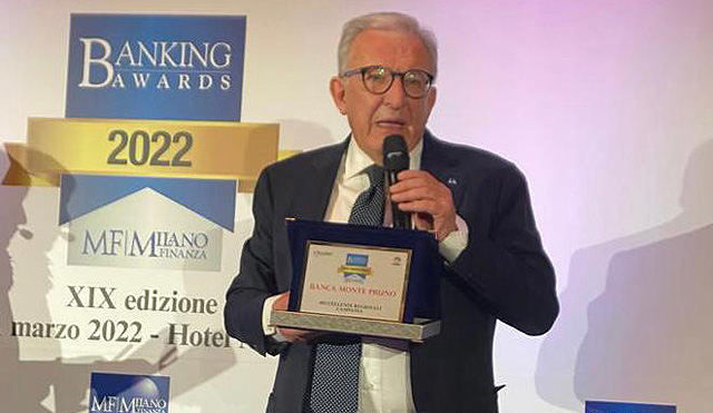 Milano: Banca Monte Pruno premiata a Banking Awards 2022