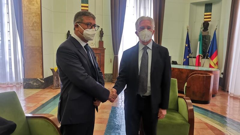 Salerno: Console del Marocco in visita a Palazzo di Città per collaborazione e gemellaggio