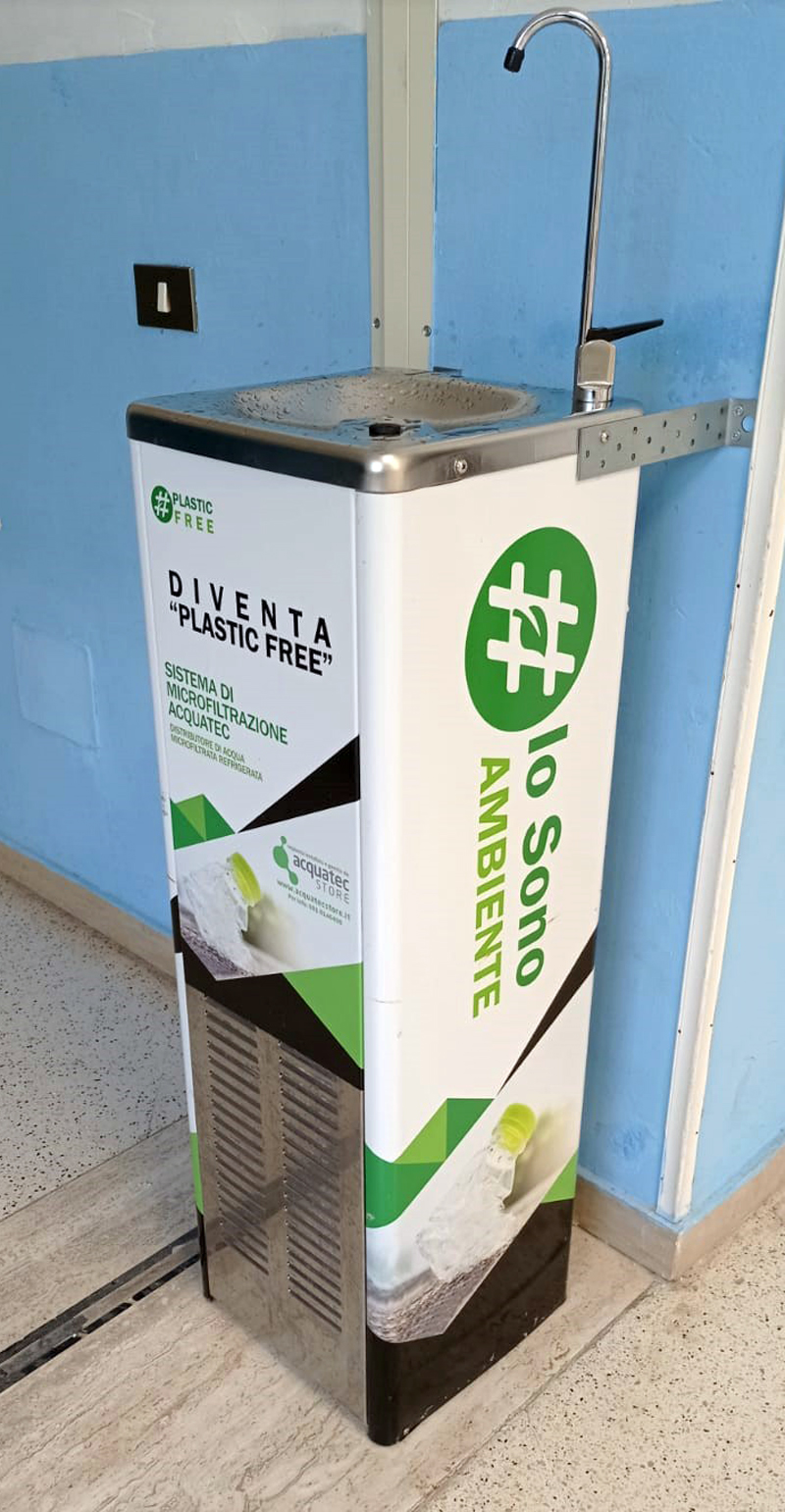 Roccapiemonte: “Plastic Free”, installati erogatori idrici nelle scuole