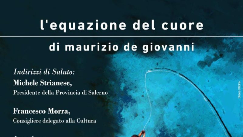 Salerno: Maurizio de Giovanni presenta sua “Equazione del cuore”