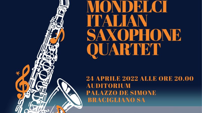 Bracigliano: a Palazzo De Simone spettacolo con Federico Mondelci e Italian Saxophone Quartet