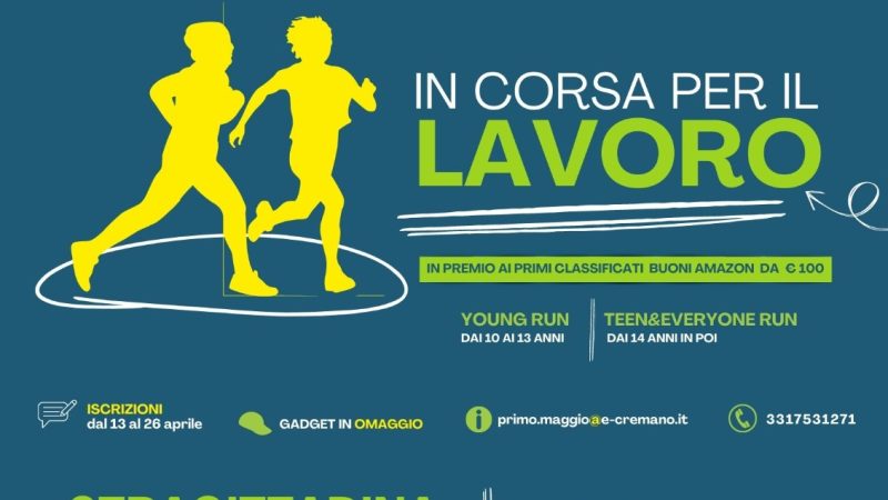 San Giorgio a Cremano: “In corsa per il lavoro”, 1 Maggio con 2 gare podistiche e stracittadina, conclusione a Pietrarsa 