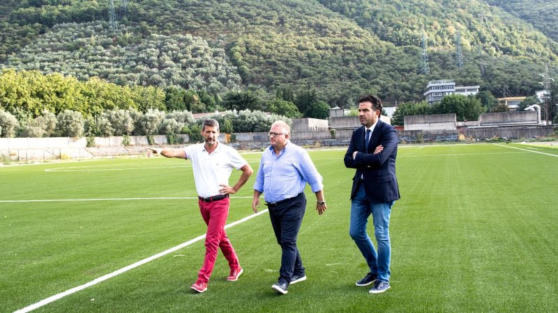 Solofra: inaugurazione stadio “Gallucci”, tutti in campo… partita Gialloblù!