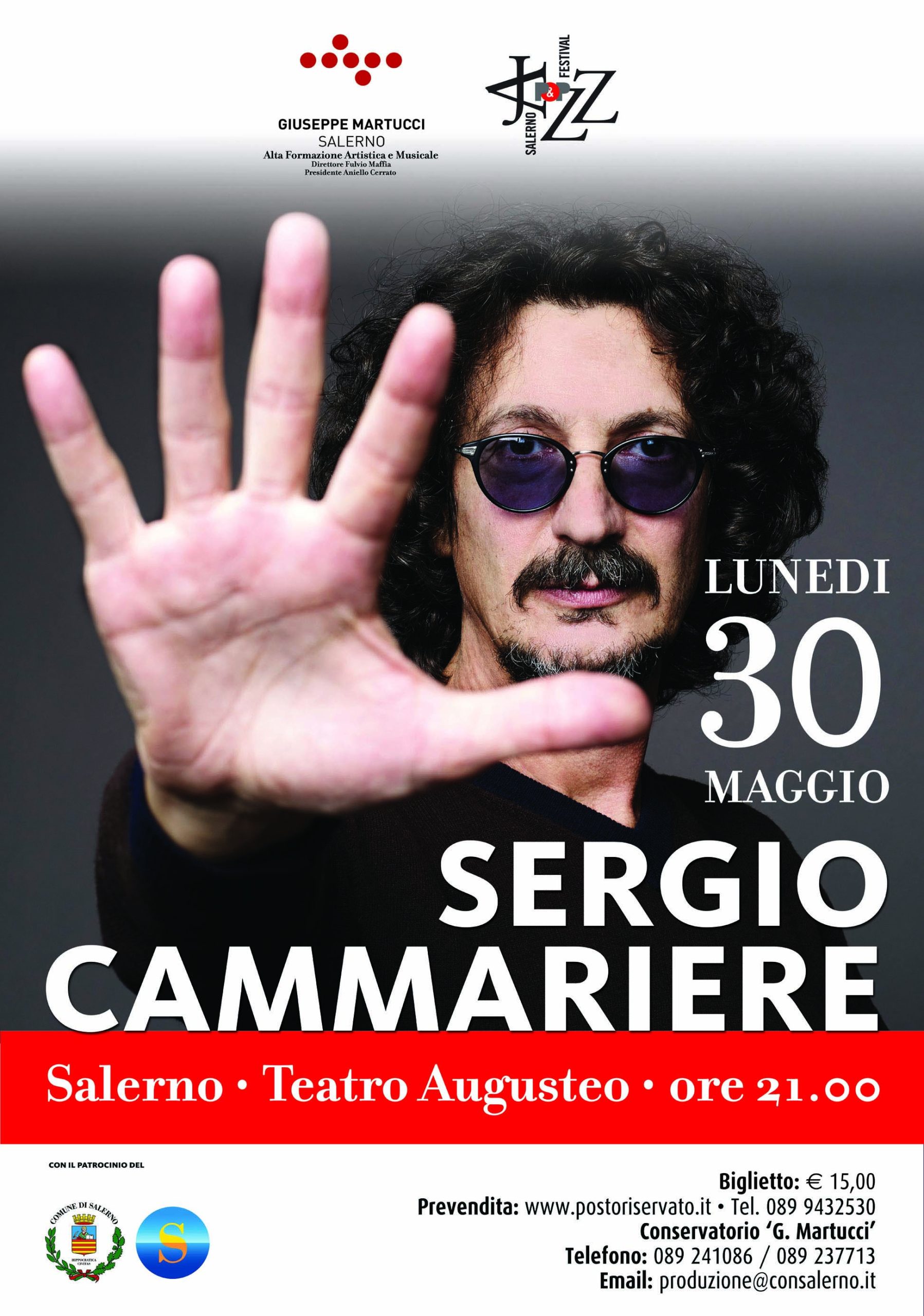 Salerno: Sergio Cammariere chiude 12^ ediz. “Jazz & Pop Festival”