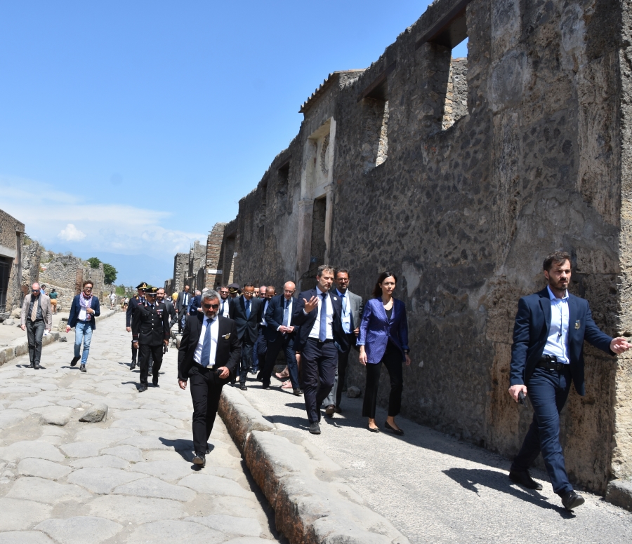 Pompei: Palestra Grande Scavi, CIS “Vesuvio-Pompei-Napoli”, sottoscrizione Contratto Istituzionale di Sviluppo