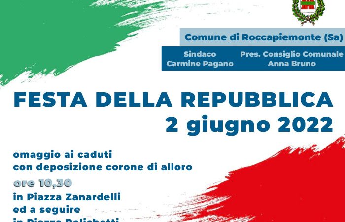 Roccapiemonte: Festa della Repubblica, onorificenze al merito