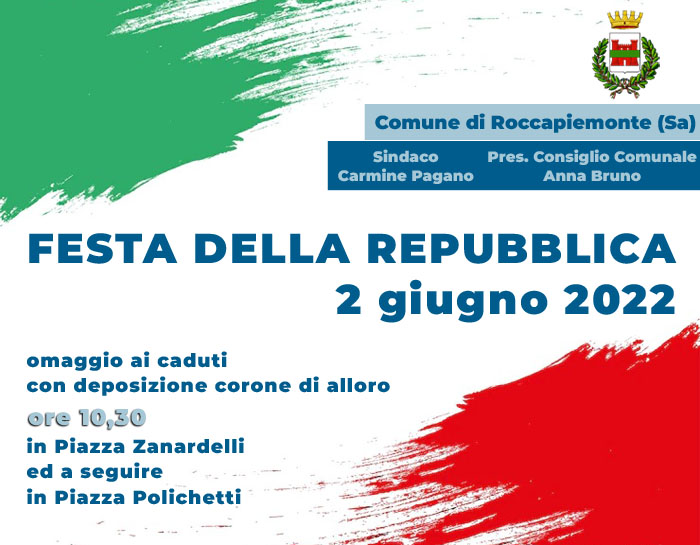 Roccapiemonte: Festa della Repubblica, onorificenze al merito