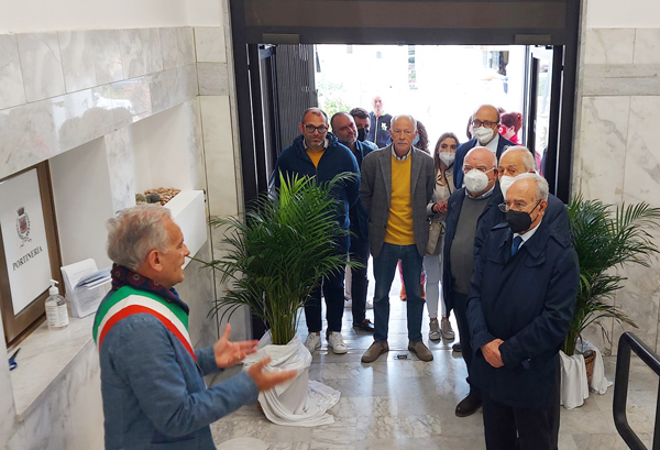 Roccapiemonte: inaugurato nuovo androne Palazzo di Città