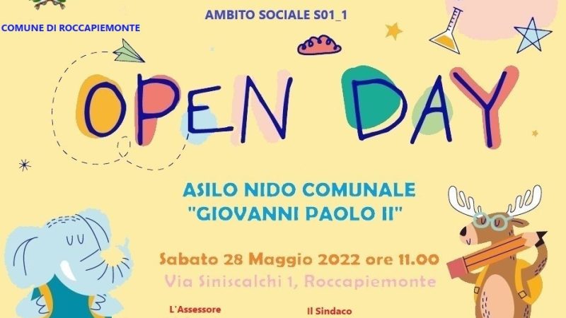 Roccapiemonte: Open Day Asilo Nido comunale