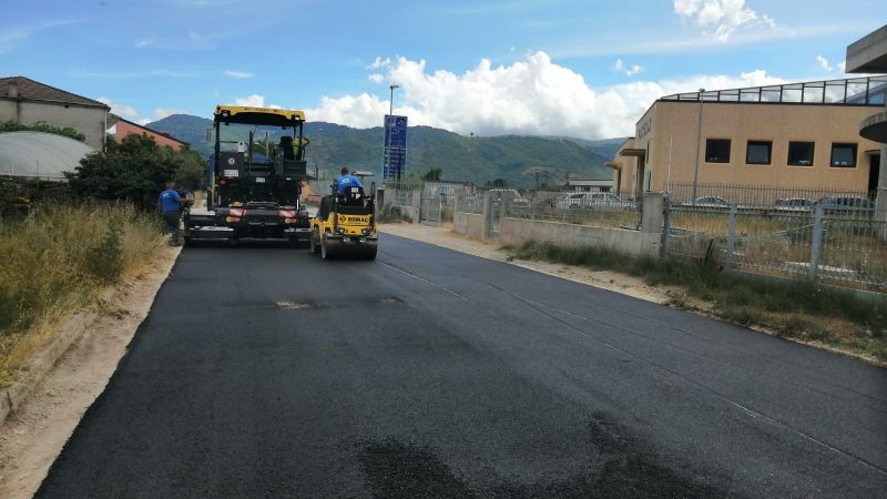 Sassano: nuovo asfalto per strade comunali