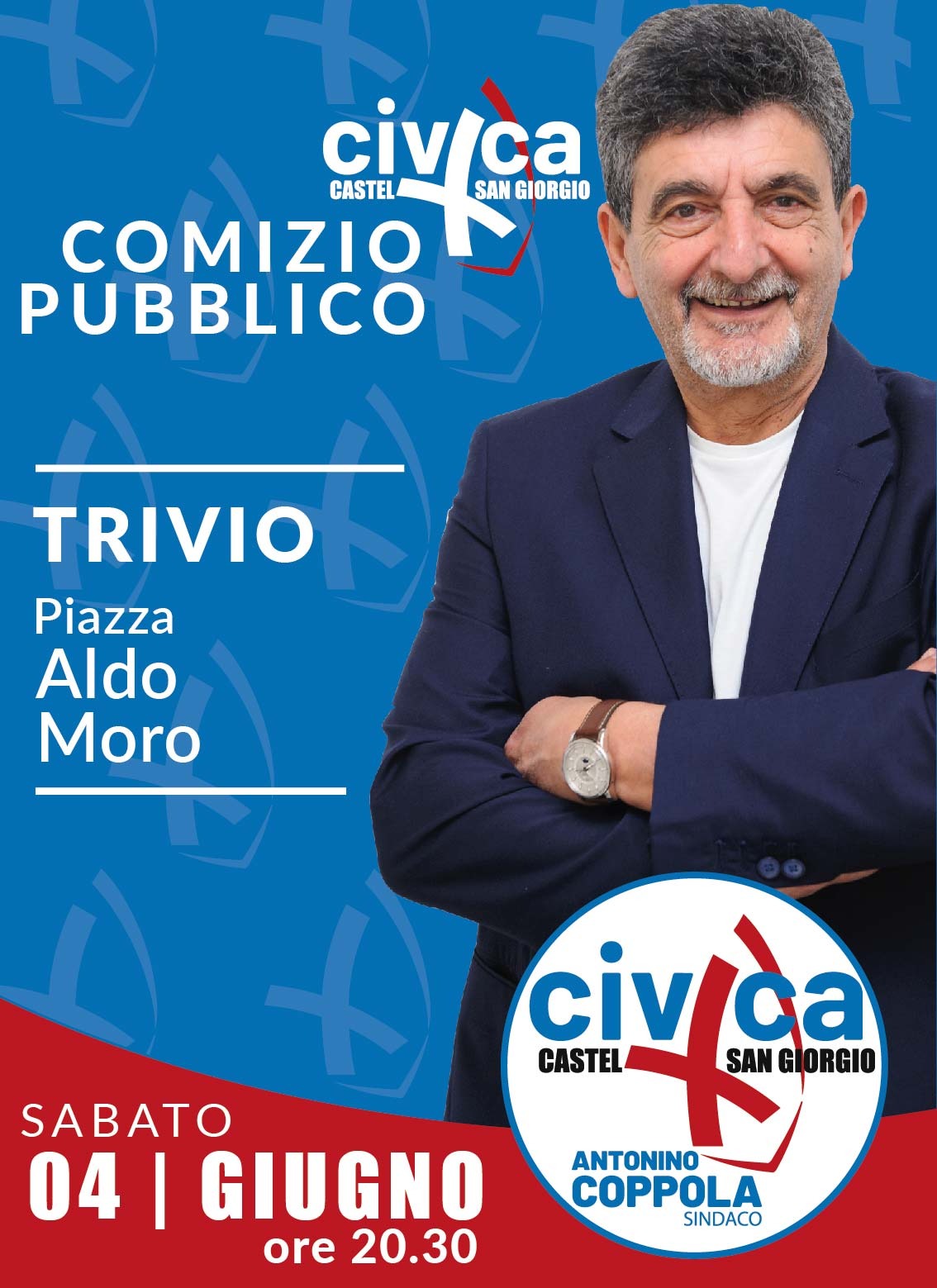 Castel San Giorgio: Amministrative, “Civica Castel San Giorgio” con candidato Sindaco Antonio Coppola stasera a Trivio