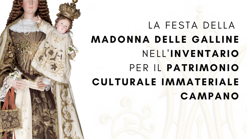 Pagani: Arciconfraternita Madonna delle Galline su avvenuta iscrizione Festa in IPIC  