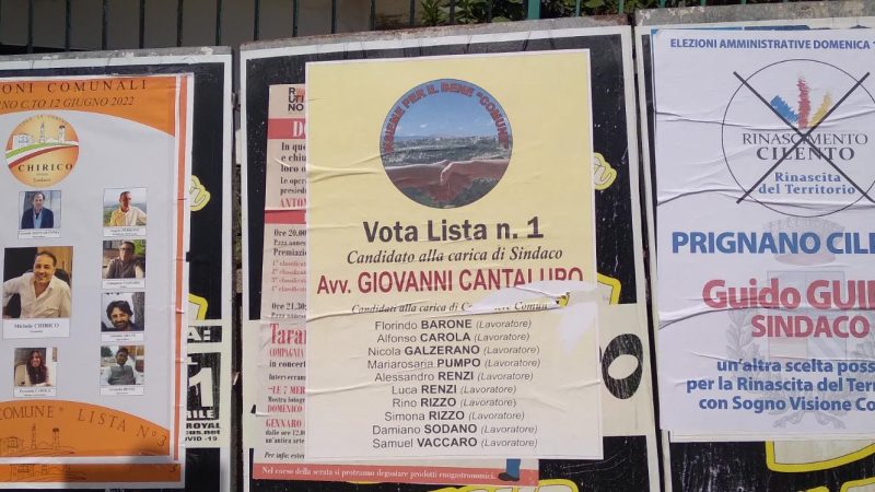 Prignano Cilento: Election day