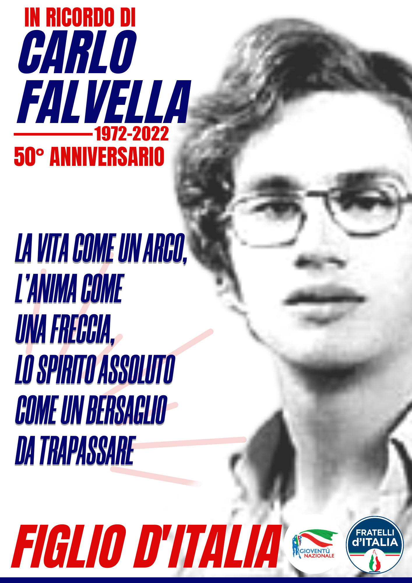 Salerno: Gioventù Nazionale – FdI, ricordo 50° uccisione Carlo Falvella