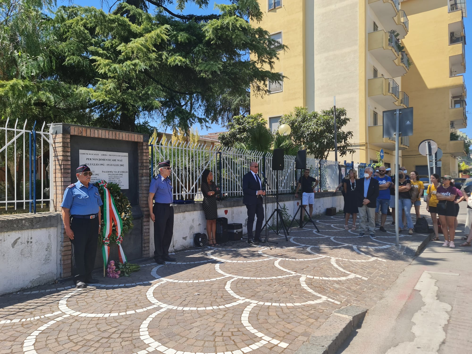 Scafati: cerimonia commemorativa per trentennale strage Via D’Amelio